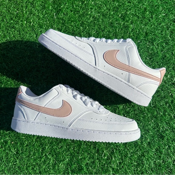 Nike Court Vision Low NN White / Pink Oxford - Picture 8 of 12